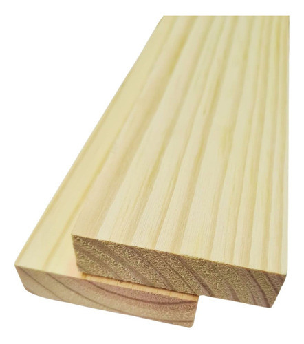2 Sarrafos Ripas Artesanato Madeiras Pinus 9cmx1,5cmx1m 0