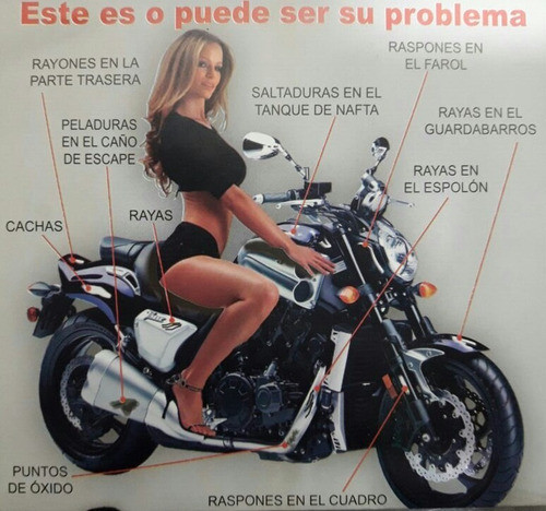 Retok Motos Pintura Para Rayones,raspones Y Saltaduras 1