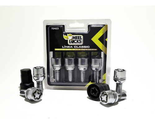 Bulones Antirrobo Wheel Lock Vw Gol Trend Saveiro Voyage 1