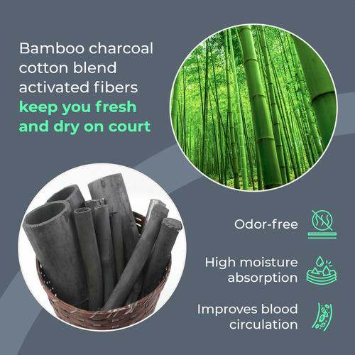 Pulseiras De Tênis Adv Com Mistura De Algodão E Carvão De Ba 1