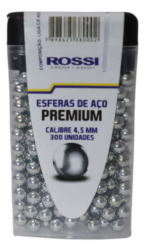 Bolinha Esfera Munição Bbs Pistola 4,5mm 300un Rossi 0