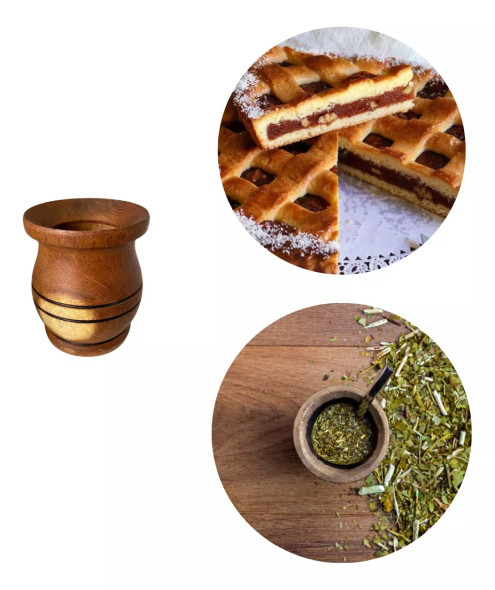 Artisanal Wooden Mate with Wide Mouth, Lightweight and Durable Design