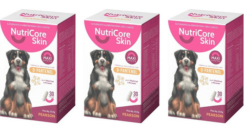 Nutricore Skin Maxi - 30 Cápsulas - Pearson - 3 Unidades 0