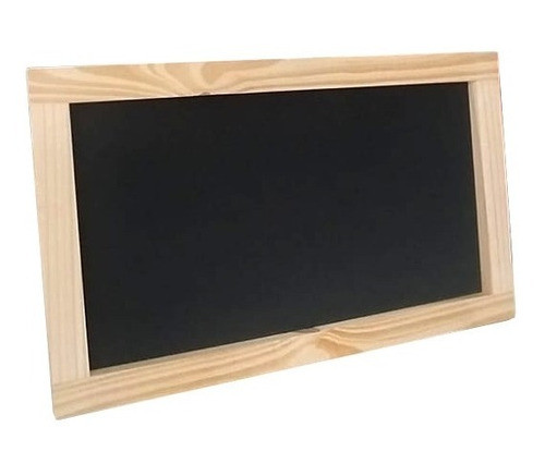 Pizarron Para Colgar Grande 60x90 Bar Pizarra Pared Madera 0