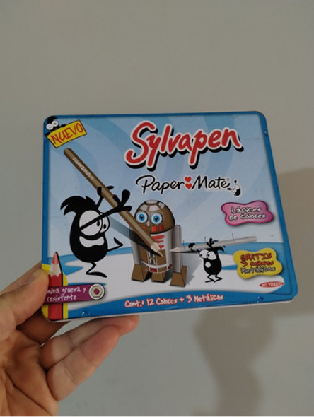 Lata Vacía De Lápices Silvapen 0 Lata Vacía De Lápices Silvapen 0