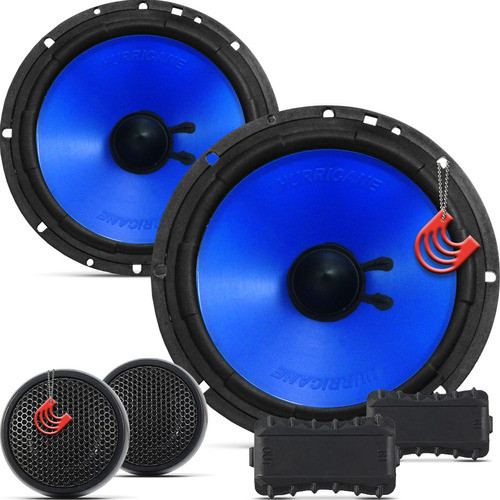 Alto Falante Kit 2 Vias 6 Pol 130 Rms 260w Cm6.2 Hurricane 0