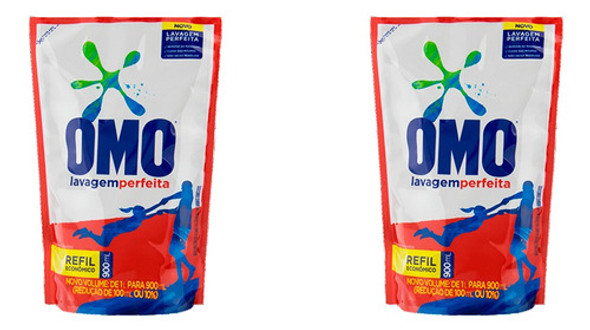 Kit 2 Und Detergente Líquido Omo Lavagem Perfeita 900ml 0 Kit 2 Und Detergente Líquido Omo Lavagem Perfeita 900ml 0