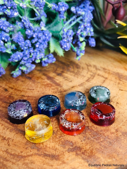 Orgonite Mini 7 Chakras - Alinhamento Em 3 Minutos 1