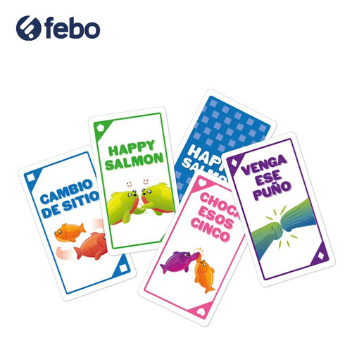 Juegos De Cartas Happy Salmon 90segundos +6 Party Game 1