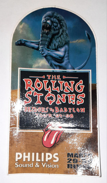 Calco Recital Rolling Stones En Argentina 1998 Original 0