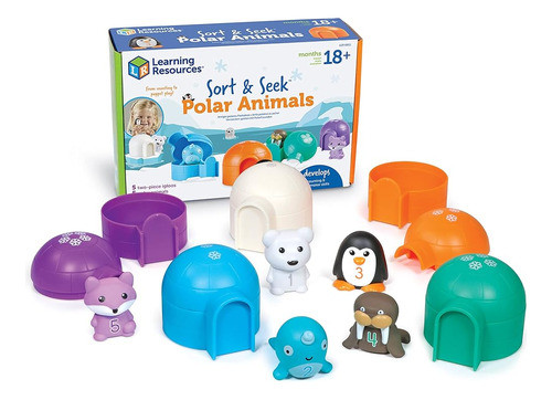 Recursos De Aprendizaje Ordenar Y Buscar Animales Polares, A 0