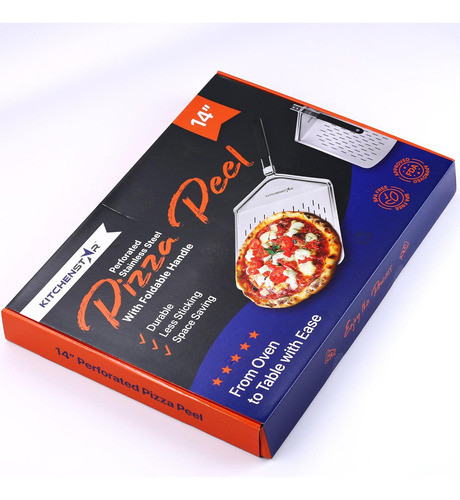 Pala De Pizza Plegable De Acero, 355 Cm De Diámetro 1