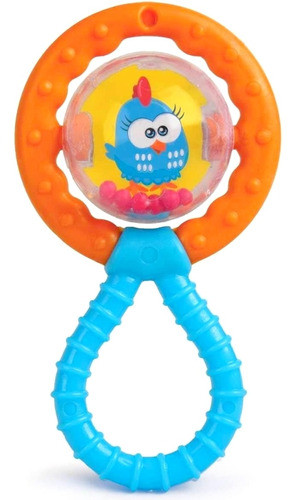 Mordedor Macio Galinha Pintadinha Com Chocalho Gira Bolinha 0