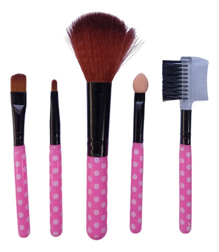 Set De Maquillaje 5 Piezas Pinceles Peine Brochas Cod 165 0
