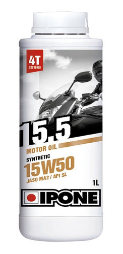 Aceite 15w50 Semisintetico Ipone 15.5 4t  X5lt 1