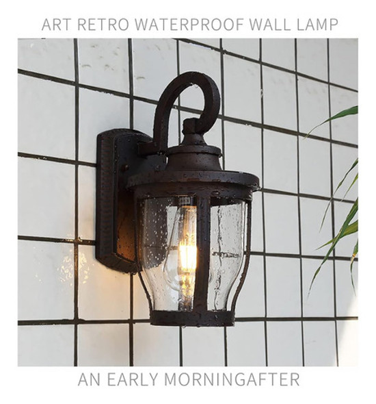 Miyole 12.5 Lámpara De Pared Exterior, Accesorios De Aplique 1