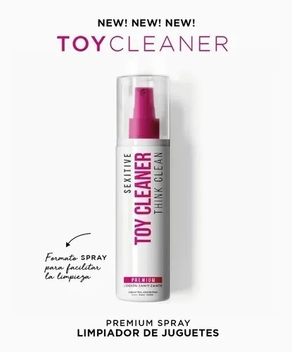 Limpiador De Juguetes Atomizador Sanitizante Cleaner Erotico 1