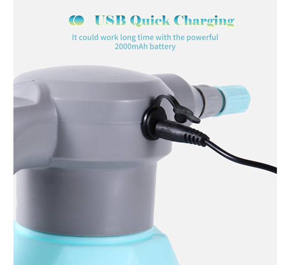 Pulverizador De Planta Elétrica Usb Ajustável De 2l 1 Pulverizador De Planta Elétrica Usb Ajustável De 2l 1