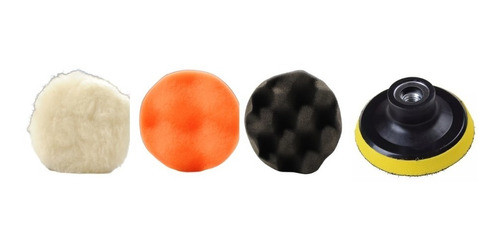 Kit Backing Plate 3 Pulgadas Cordero + 2 Pad Poliespuma 0