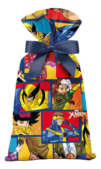40 Unidades - Saco Para Presente Ou Lembrancinha - X Men 0