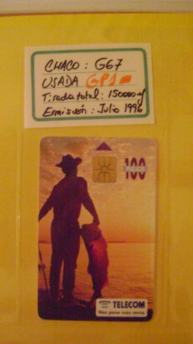 Tarjeta Telefonica Coleccion Telecom Provincias Chaco Nva 0