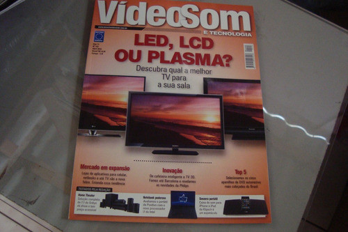 244t Revista Video Som 143. Led Lcd Plasma Mercado Expançao 0