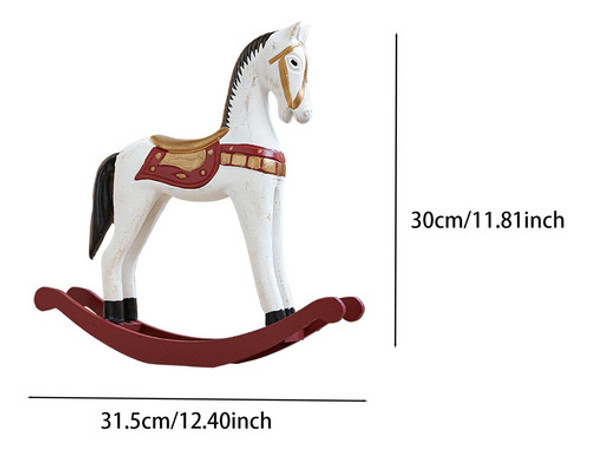 Estátua De Cavalo De Balanço De Natal, Ornamento, 1