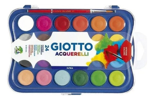 Acuarelas Giotto En Pastillas X24 Serviciopapelero 0