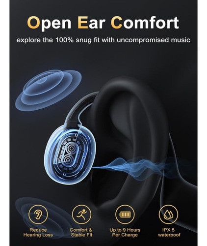 Auriculares De Conducción Ósea, Ligeros, De Oído 1