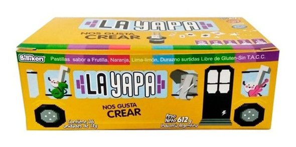 Pastillas La Yapa X 36u - Oferta Delipop Dulceria 0