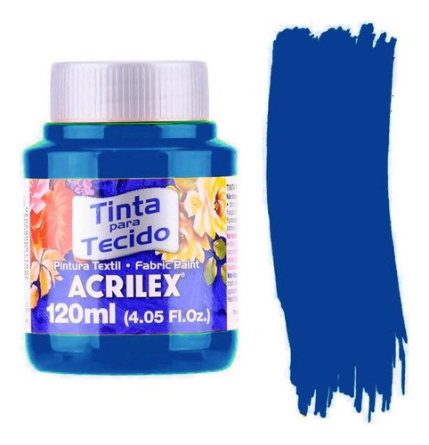 Tinta Para Tecido - Acrilex - 120ml [ Azul Turquesa 501 ] 0