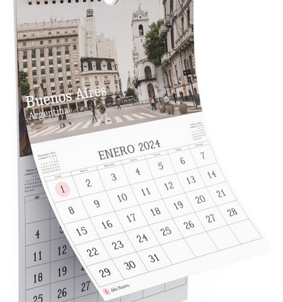 2024 Printable Calendar - Landscapes of Argentina