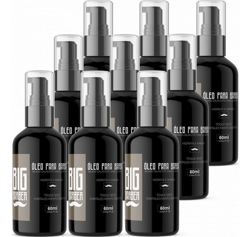 Óleo Para Barba Big Barber 60ml Argan Atacado Com 9 Unidades 0