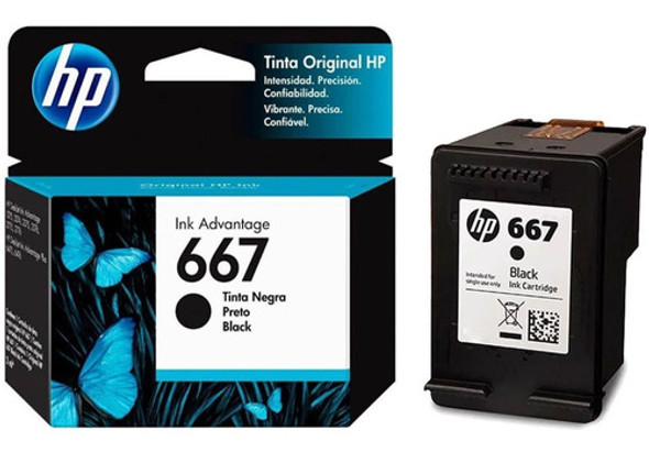 Pack De Cartuchos Hp 667 Originales Negro Y Tricolor 0