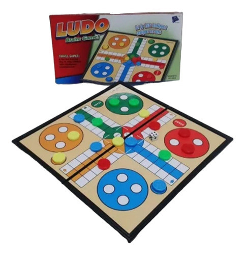 Ludo Imantado De 18 Cm Ideal Para Viaje Juego Niños Adultos 0