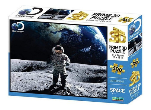 Puzzle Rompecabezas Prime 3d Astronauta 500 Piezas 0