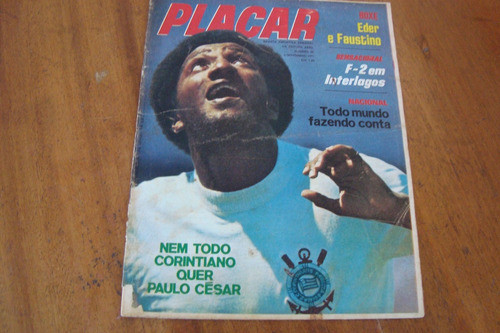 Placar 86 (1971) Poster Luiz Pereira / Paulo Cesar 0