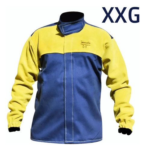 Blusão De Raspa E Brim Antichamas Xxg - Teknoluvas 1