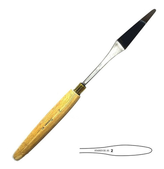 Espatula Cigüeña Para Oleo Stassen 530 N 2 0