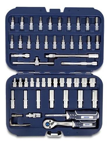 Juego De Bocallaves Y Puntas Enc 1/4  53 Piezas Bremen 6728 0