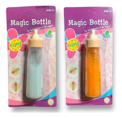 Mamadera Magica Para Bebotes Jugo O Leche 14cm Juguete 0
