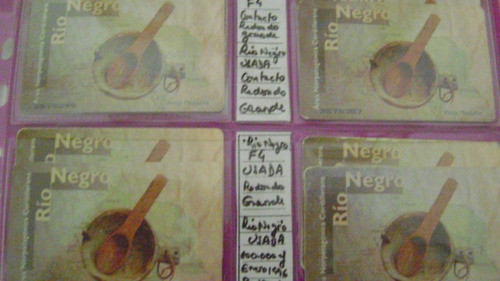 Tarjeta Telefonica Coleccion Telefonica F.4 Rio Negro C/b 0