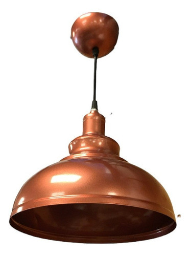 Lampara Campana Colgante - Dorada 0