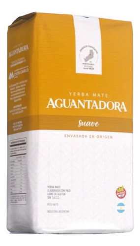 Yerba Mate Aguantadora Suave 1kg 0