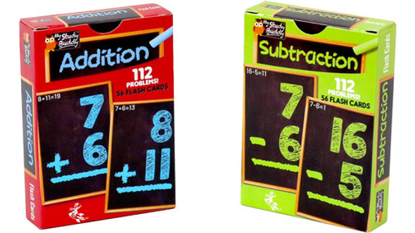 Tarjetas De Matemáticas Para Niños, 112 En 2 Paquetes 0