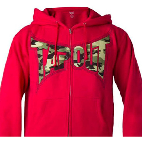 Campera/canguro Tapout Sniper Zipup Rojo-talle L 0