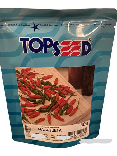Sementes De Pimenta Malagueta 50 Gramas Topseed Garden 0