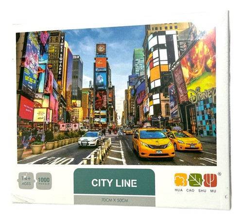 Puzzle City Line 1000 Piezas Calidad Para Regalar 0