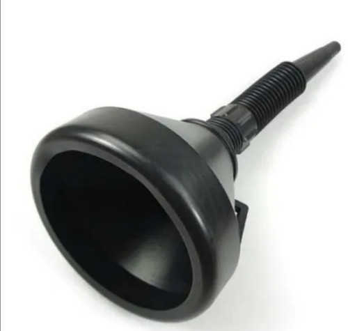 Embudo Plastico Negro Con Filtro  Multi- Uso 0
