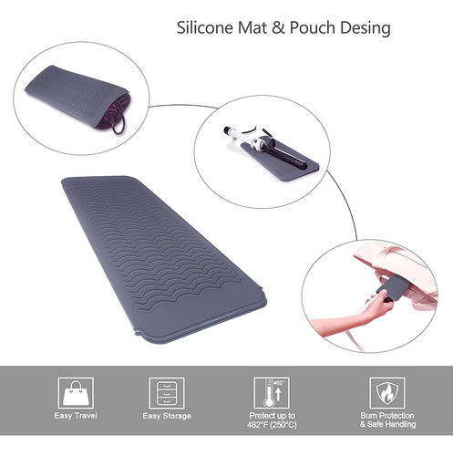 Bolsa De Estera De Silicona Resistente Al Calor, Soporte Par 1